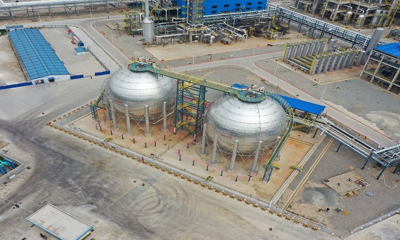 东华科技福化气体项目一次投料试车成功